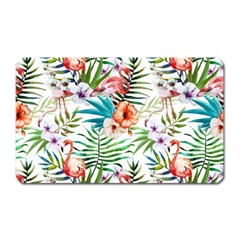 Tropical Flamingos Magnet (rectangular) by goljakoff