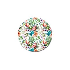 Tropical Flamingos Golf Ball Marker by goljakoff