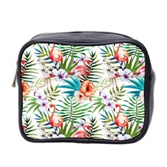 Tropical Flamingos Mini Toiletries Bag (two Sides) by goljakoff