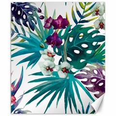 Tropical Flowers Canvas 8  X 10  by goljakoff