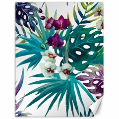 Tropical Flowers Canvas 12  X 16  by goljakoff