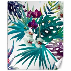 Tropical Flowers Canvas 16  X 20  by goljakoff