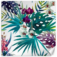 Tropical Flowers Canvas 20  X 20  by goljakoff