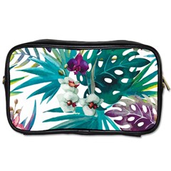 Tropical Flowers Toiletries Bag (one Side) by goljakoff