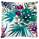 Tropical flowers Large Cushion Case (One Side) Front