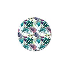 Tropical Flowers Golf Ball Marker (4 Pack) by goljakoff