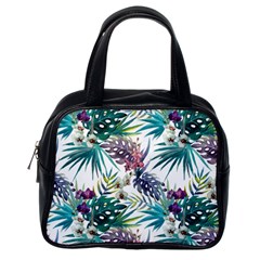 Tropical flowers Classic Handbag (One Side)