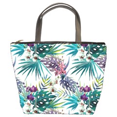 Tropical Flowers Bucket Bag by goljakoff