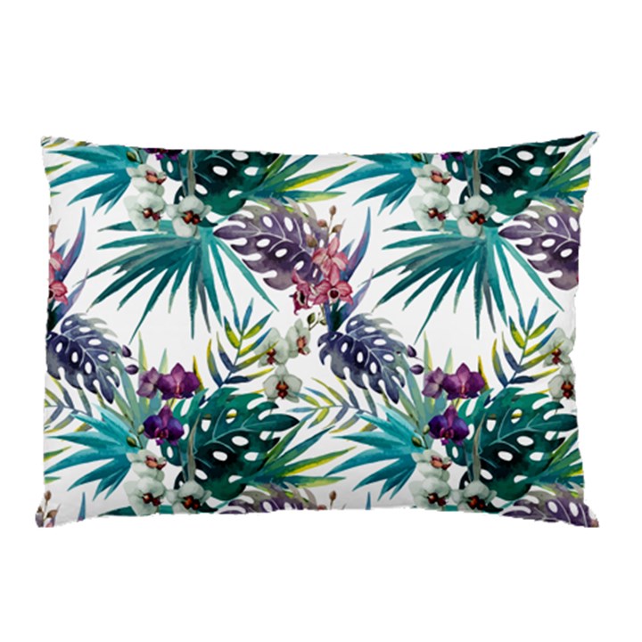 Tropical flowers Pillow Case (Two Sides)