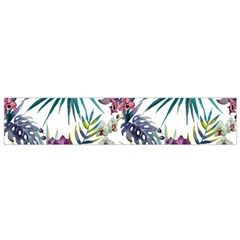 Tropical flowers Small Flano Scarf