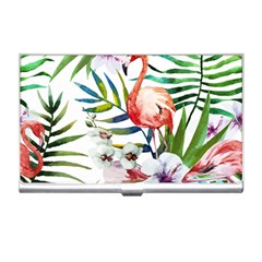 Tropical Flamingo Business Card Holder by goljakoff