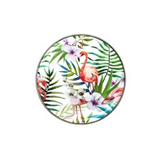 Tropical Flamingo Hat Clip Ball Marker (4 Pack) by goljakoff