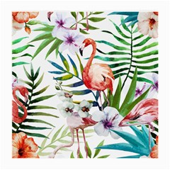 Tropical Flamingo Medium Glasses Cloth by goljakoff