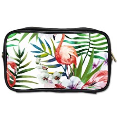 Tropical Flamingo Toiletries Bag (two Sides) by goljakoff