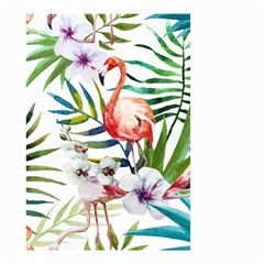 Tropical Flamingo Small Garden Flag (two Sides) by goljakoff