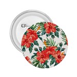 Red flowers 2.25  Buttons Front