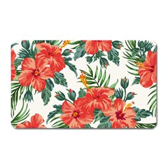 Red Flowers Magnet (rectangular) by goljakoff