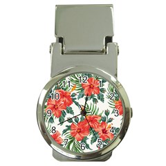 Red Flowers Money Clip Watches by goljakoff