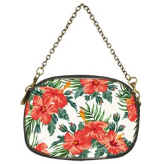 Red Flowers Chain Purse (two Sides) by goljakoff