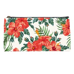 Red Flowers Pencil Case by goljakoff