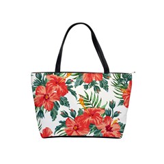 Red Flowers Classic Shoulder Handbag by goljakoff