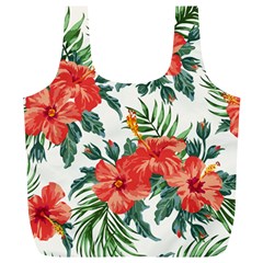 Red Flowers Full Print Recycle Bag (xl) by goljakoff