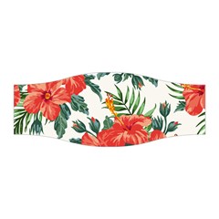 Red Flowers Stretchable Headband by goljakoff