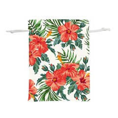 Red Flowers Lightweight Drawstring Pouch (s) by goljakoff