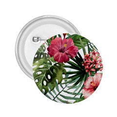 Monstera Flowers 2 25  Buttons by goljakoff