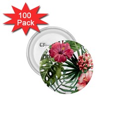 Monstera Flowers 1 75  Buttons (100 Pack)  by goljakoff