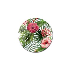 Monstera Flowers Golf Ball Marker (4 Pack) by goljakoff