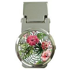 Monstera Flowers Money Clip Watches by goljakoff