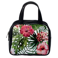 Monstera Flowers Classic Handbag (one Side) by goljakoff