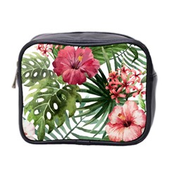 Monstera Flowers Mini Toiletries Bag (two Sides) by goljakoff