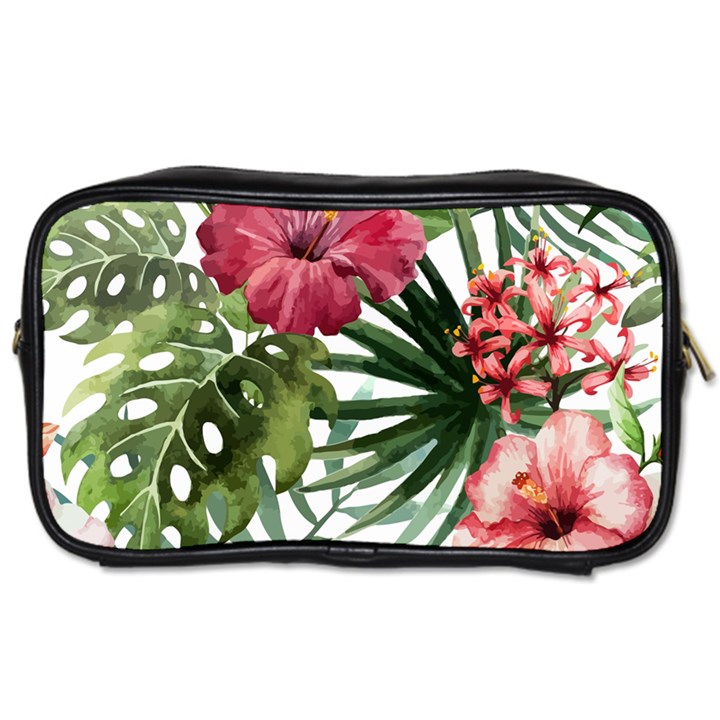 Monstera flowers Toiletries Bag (Two Sides)