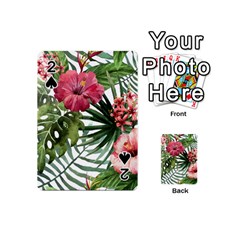 Monstera Flowers Playing Cards 54 Designs (mini) by goljakoff