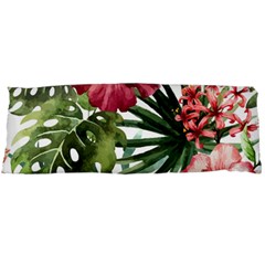 Monstera Flowers Body Pillow Case (dakimakura) by goljakoff