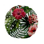 Monstera flowers Standard 15  Premium Round Cushions Front