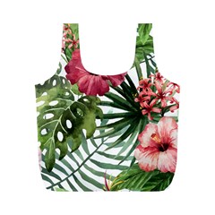 Monstera Flowers Full Print Recycle Bag (m) by goljakoff