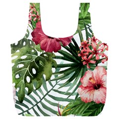 Monstera Flowers Full Print Recycle Bag (xxxl) by goljakoff