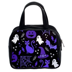 Halloween Party Seamless Repeat Pattern  Classic Handbag (two Sides) by KentuckyClothing