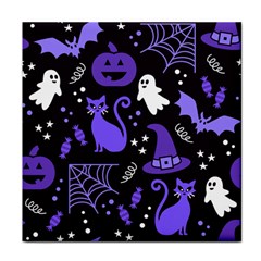 Halloween Party Seamless Repeat Pattern  Face Towel by KentuckyClothing