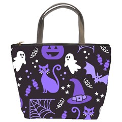 Halloween Party Seamless Repeat Pattern  Bucket Bag