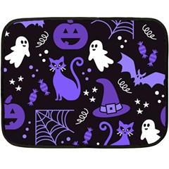 Halloween Party Seamless Repeat Pattern  Fleece Blanket (mini) by KentuckyClothing