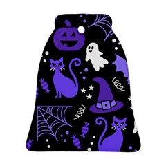 Halloween Party Seamless Repeat Pattern  Ornament (bell)