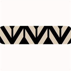 Chevrons Beige/noir Large Bar Mats by kcreatif