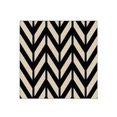 Chevrons Beige/noir Satin Bandana Scarf by kcreatif