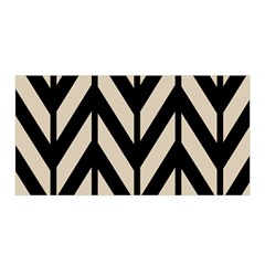 Chevrons Beige/noir Satin Wrap by kcreatif