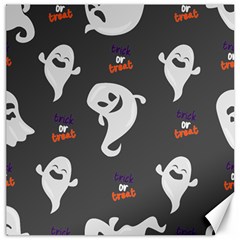 Halloween Ghost Trick Or Treat Seamless Repeat Pattern Canvas 20  X 20  by KentuckyClothing