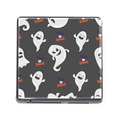 Halloween Ghost Trick Or Treat Seamless Repeat Pattern Memory Card Reader (square 5 Slot) by KentuckyClothing